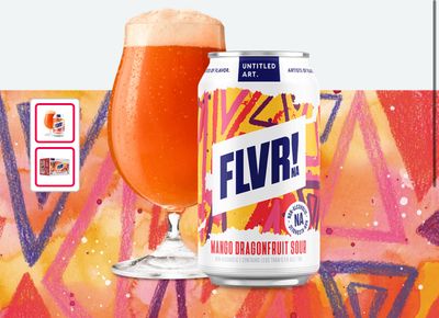 Mocktail NA sour beer-mango dragonfruit 6pk