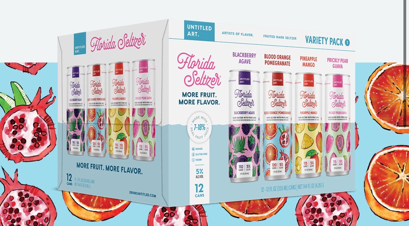 Florida seltzer untitled art variety pack1 12pk