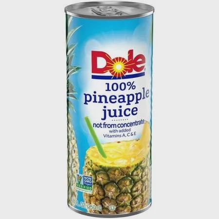 DOLE PINEAPPLE JUICE 8 OZ