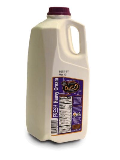 Dakin Dairy Heavy Cream 1/2 Gallon Grass Fed