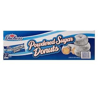 DUCHESS POWDERED SUGAR DONUTS