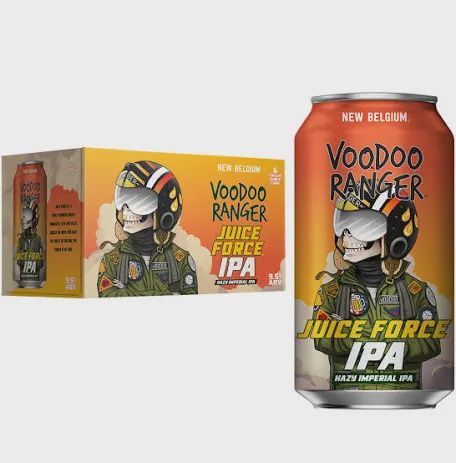 NEW BELGIUM VOODOO RANGER JUICE FORCE HAZY IMPERIAL IPA 6PK