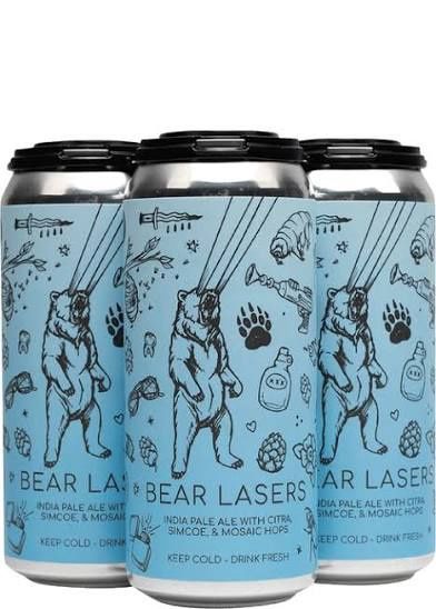 HIDDEN SPRINGS BEAR LASERS IPA 4PK