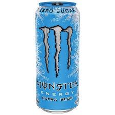 MONSTER ENERGY ULTRA BLUE SUGAR FREE 16 OZ