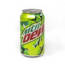 MOUNTAIN DEW CAN 12 OZ