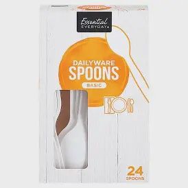 ESSENTIAL EVERYDAY DAILYWARE SPOONS 24PK