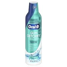 ORAL B GUM DETOXIFY ORAL RINSE MILD MINT 16 FL OZ