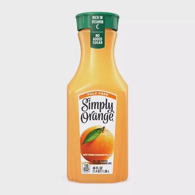 ORANGE JUICE PULP FREE 52 FL OZ