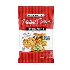 PRETZEL CRISPS 3OZ EVERYTHING FLAVOR