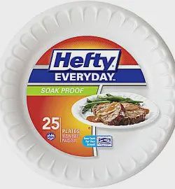 FOAM PLATES 9 INCH 25PK