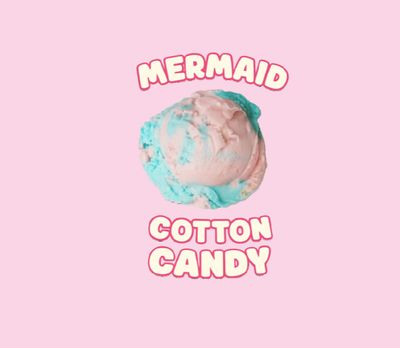 Sea Maids Pint Mermaid Cotton Candy