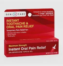 GERI CARE INSTANT TOOTHACHE &amp; ORAL PAIN RELIEF