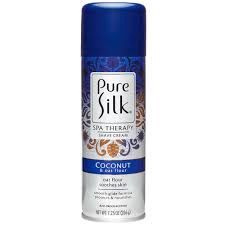 PURE SILK SHAVING CREAM COCONUT AND OAT 5OZ