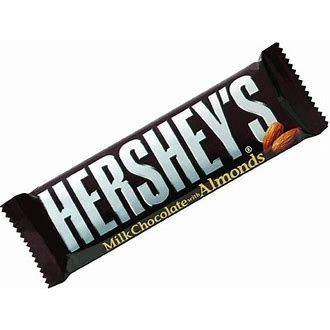 HERSHEYS MILK CHOCOLATE WITH ALMONDS 1.45 OZ