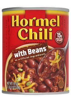 HORMEL CHILI WITH BEANS