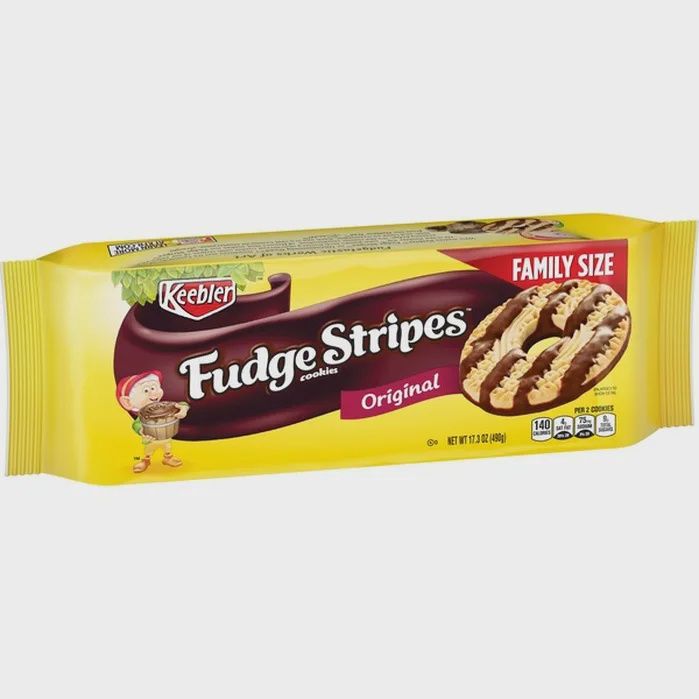 KEEBLER FUDGE STRIPES COOKIES 10PK