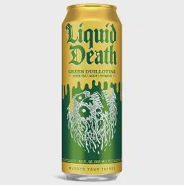 LIQUID DEATH GREEN GUILLOTINE 19.2OZ CAN