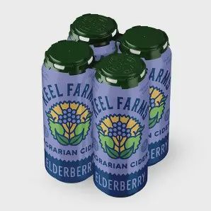 KEEL FARMS ELDERBERRY CIDER 4PK