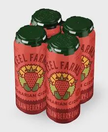 KEEL FARMS STRAWBERRY LIME CIDER 4PK