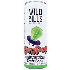 Wild Bill&#39;s Ring Pop Watermelon Craft Soda