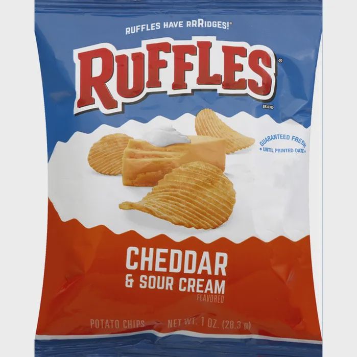 RUFFLES CHEDDAR &amp;SOUR 1 OZ