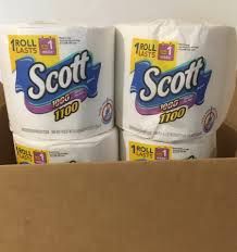 SCOTTS BATH TISSUE INDIVIDUALLY WRAPPED 1100