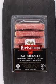 SALUMI ITALIANI HAND ROLLED HARD SALAMI &amp; MOZZARELLA (6)
