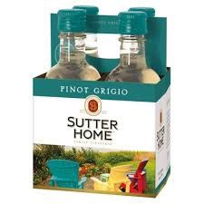 SUTTER HOME 4PK PINOT GRIGIO 187ML