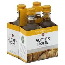 SUTTER HOME CHARDONNAY 4 PK 187ML