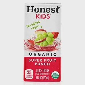 Honest kids organic super fruit punch