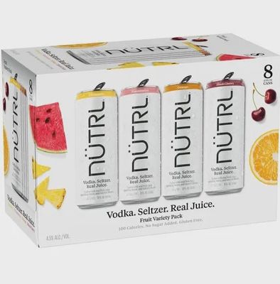 Nutrl Fruit Variety 8 Can PK