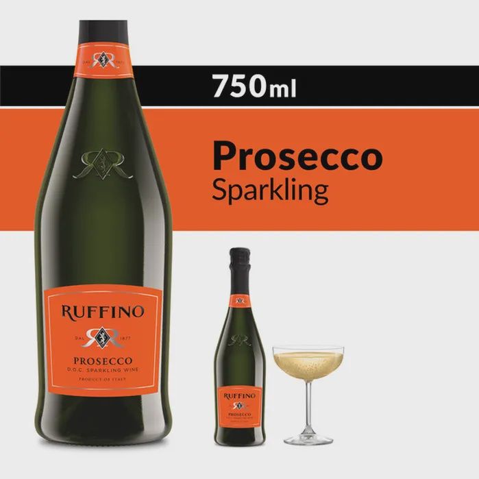 Ruffino Prosecco Italian Sparkling Wine (750 ml)