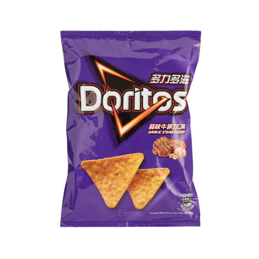 Doritos Garlic Steak Flavored Corn Chips, 40g