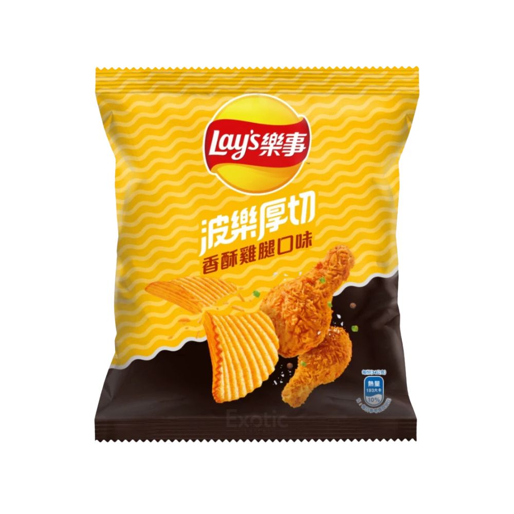 Lay&#39;s Crispy Chicken Thigh Flavor Potato Chips, 34g