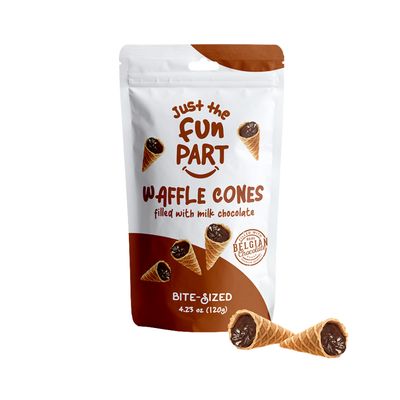 Just The Fun Part Milk Chocolate Cones 4.23 oz