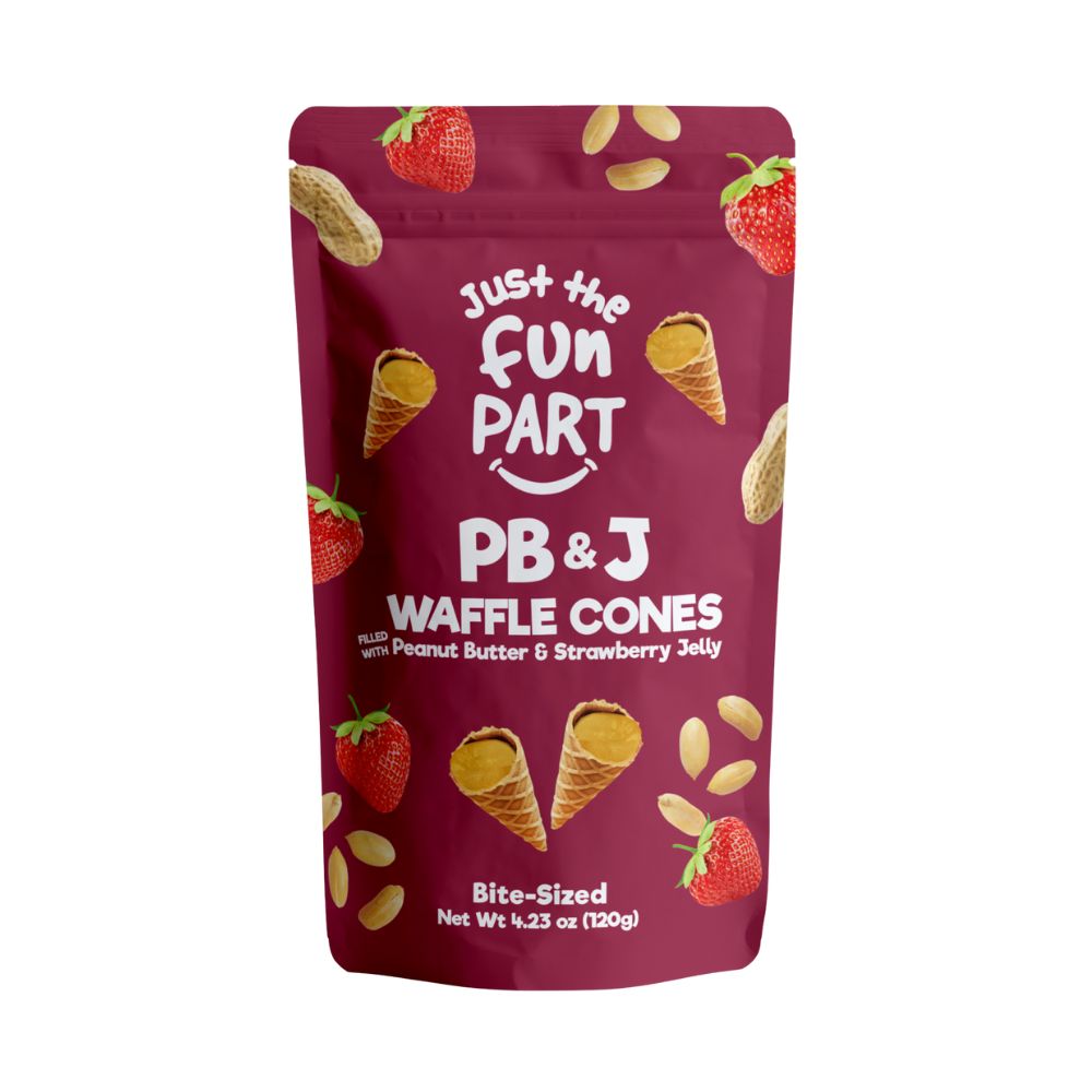 Just The Fun Part PB&amp;J Waffle Cones4.23 oz