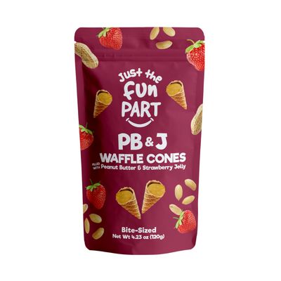 Just The Fun Part PB&amp;J Waffle Cones4.23 oz