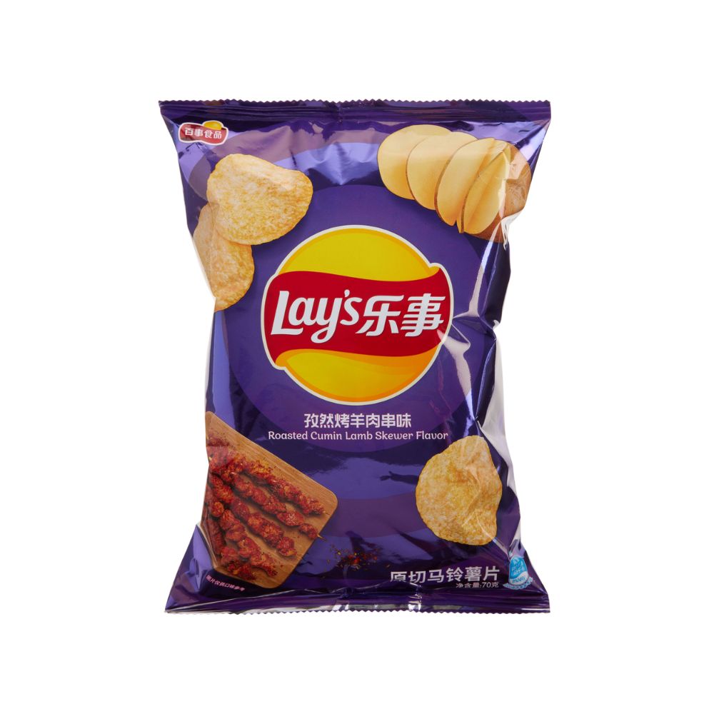 Lay&#39;s China Roasted Cumin Lamb Skewer Potato Chips 60g
