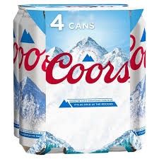 Coors Light 4 PK Can 16OZ