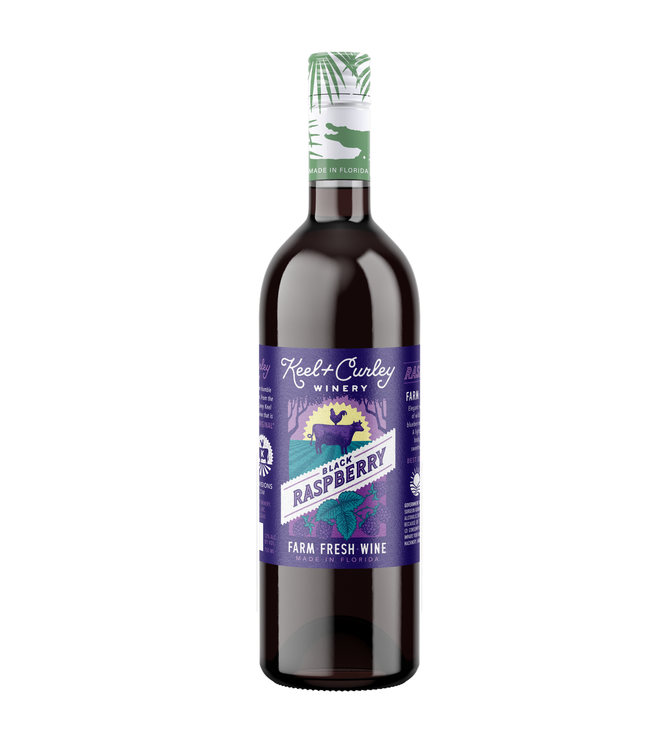 Keel + Curley Black Raspberry Wine
