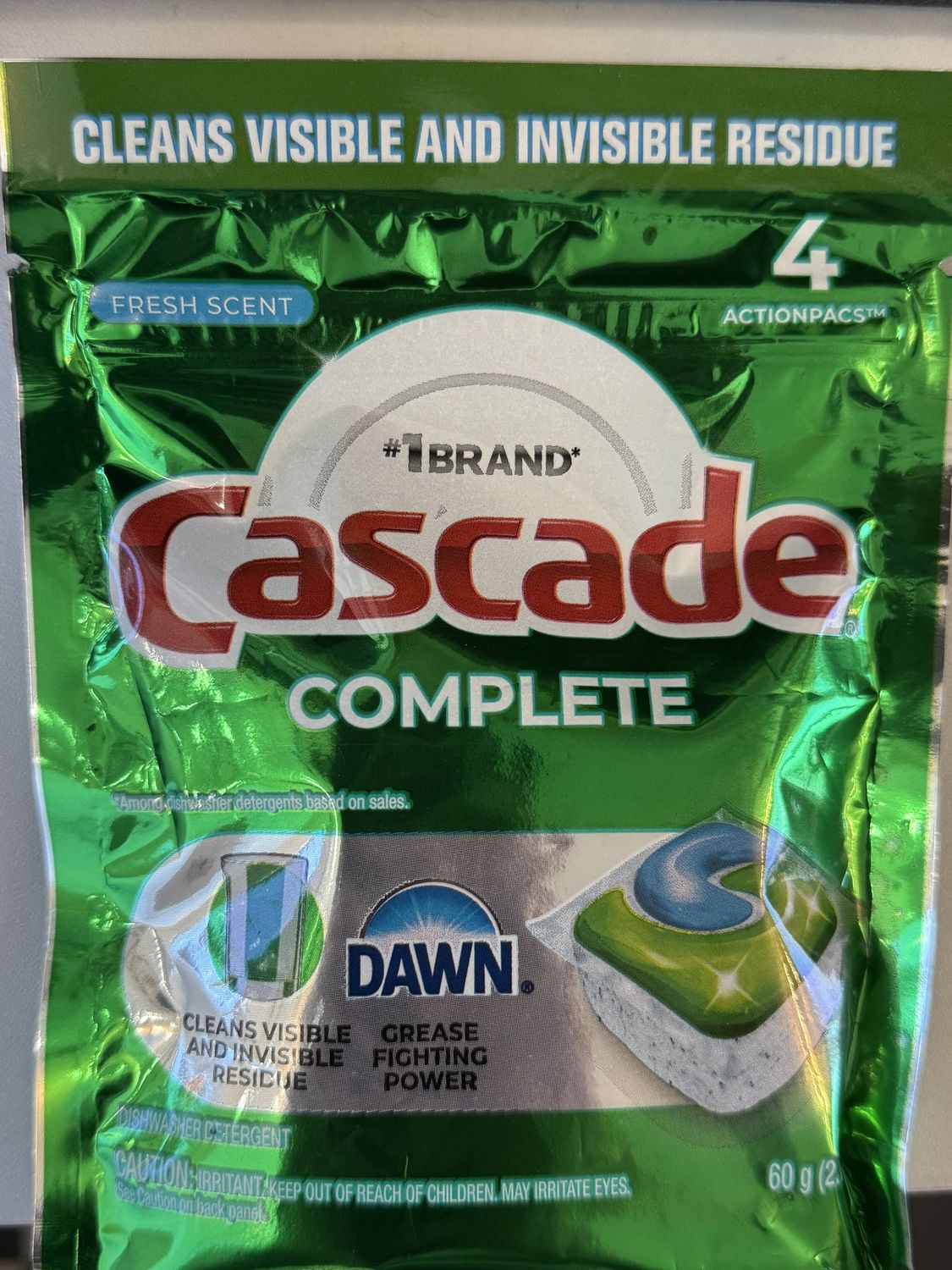 Cascade Dishwaher Actionpac Pods
