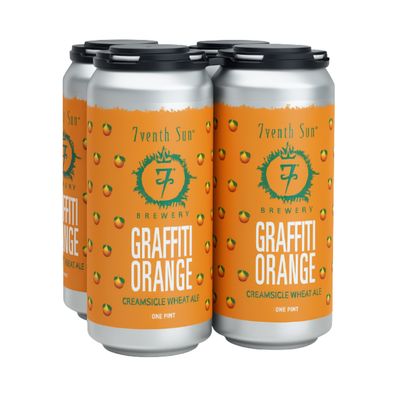 7venth Sun Graffiti Orange Creamsicle Wheat Ale 4PK