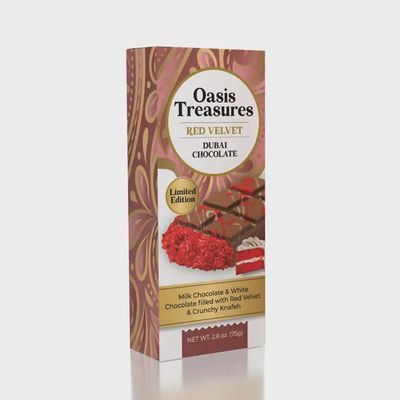 Dubai Chocolate Bar Limited Edition (Red Velvet)
