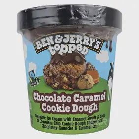 Ben &amp; Jerry&#39;s Chocolate Caramel Cookie Dough