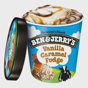 Ben &amp; Jerry&#39;s Vanilla Caramel Fudge