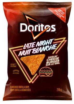 Doritos late Night Sizzlin’ Cheese Burger (Canada)
