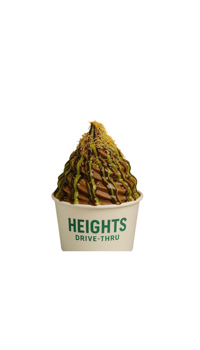 Dubai Chocolate Soft Serve