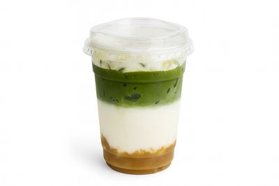Banana Cream Matcha Latte
