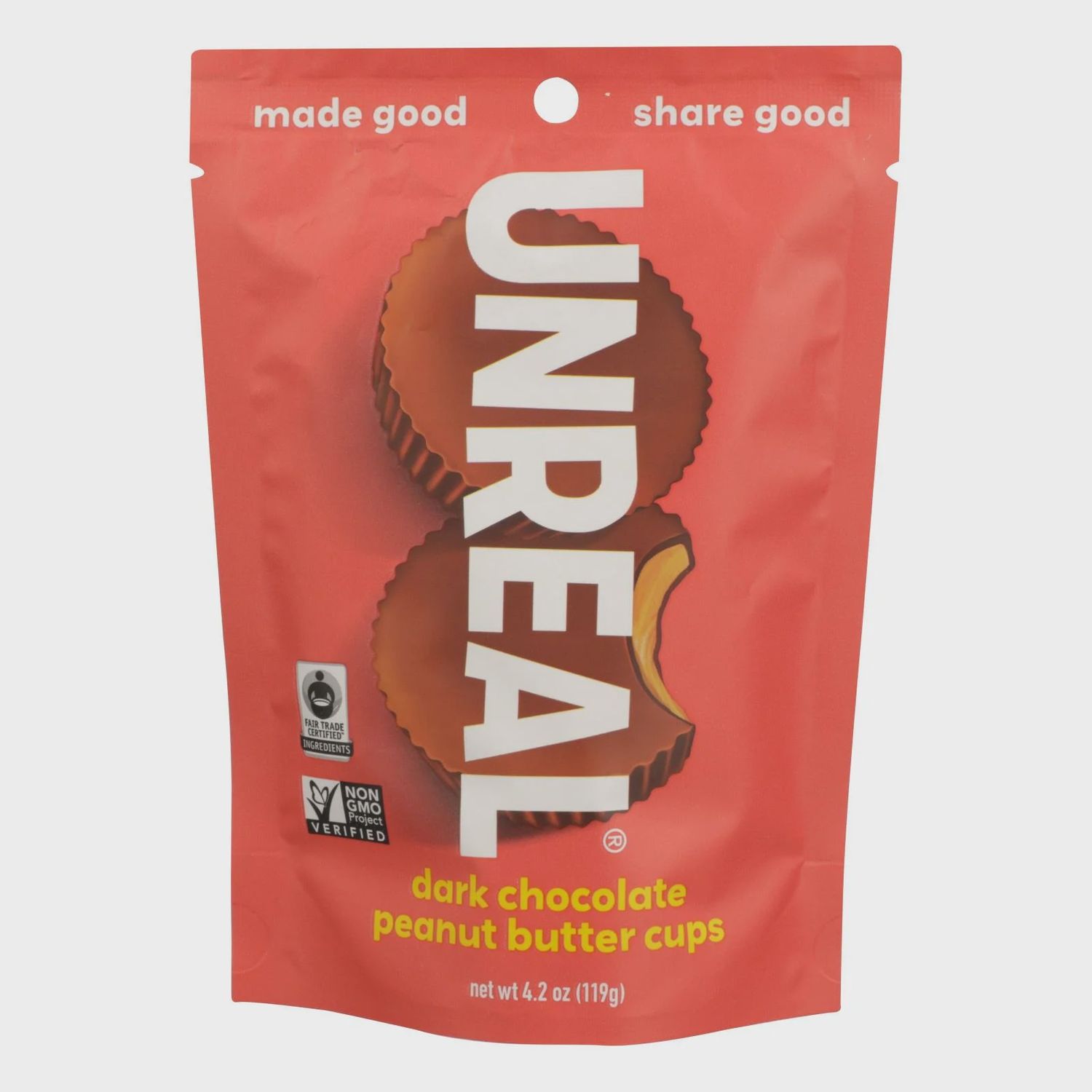 UNREAL Dark Chocolate Peanut Butter Cups (large)