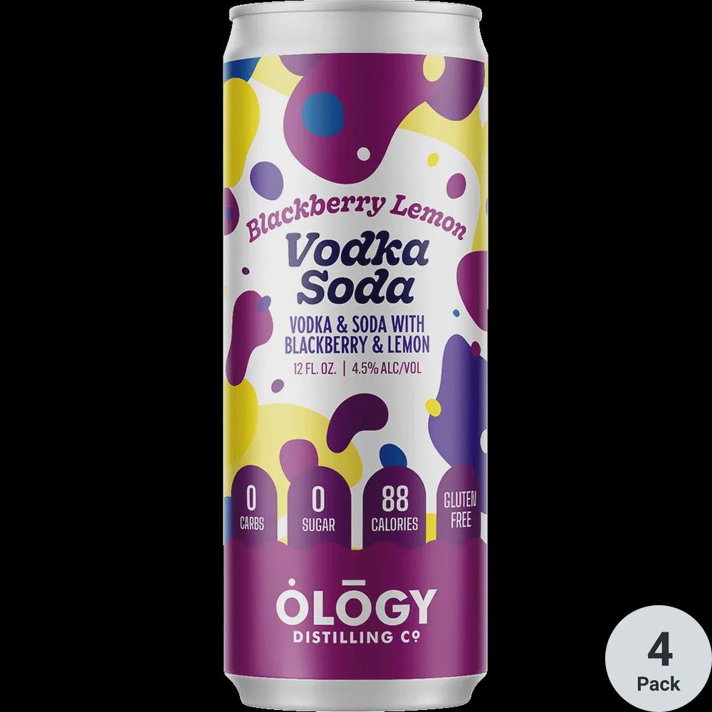 Ology Blackberry Lemon Vodka Soda